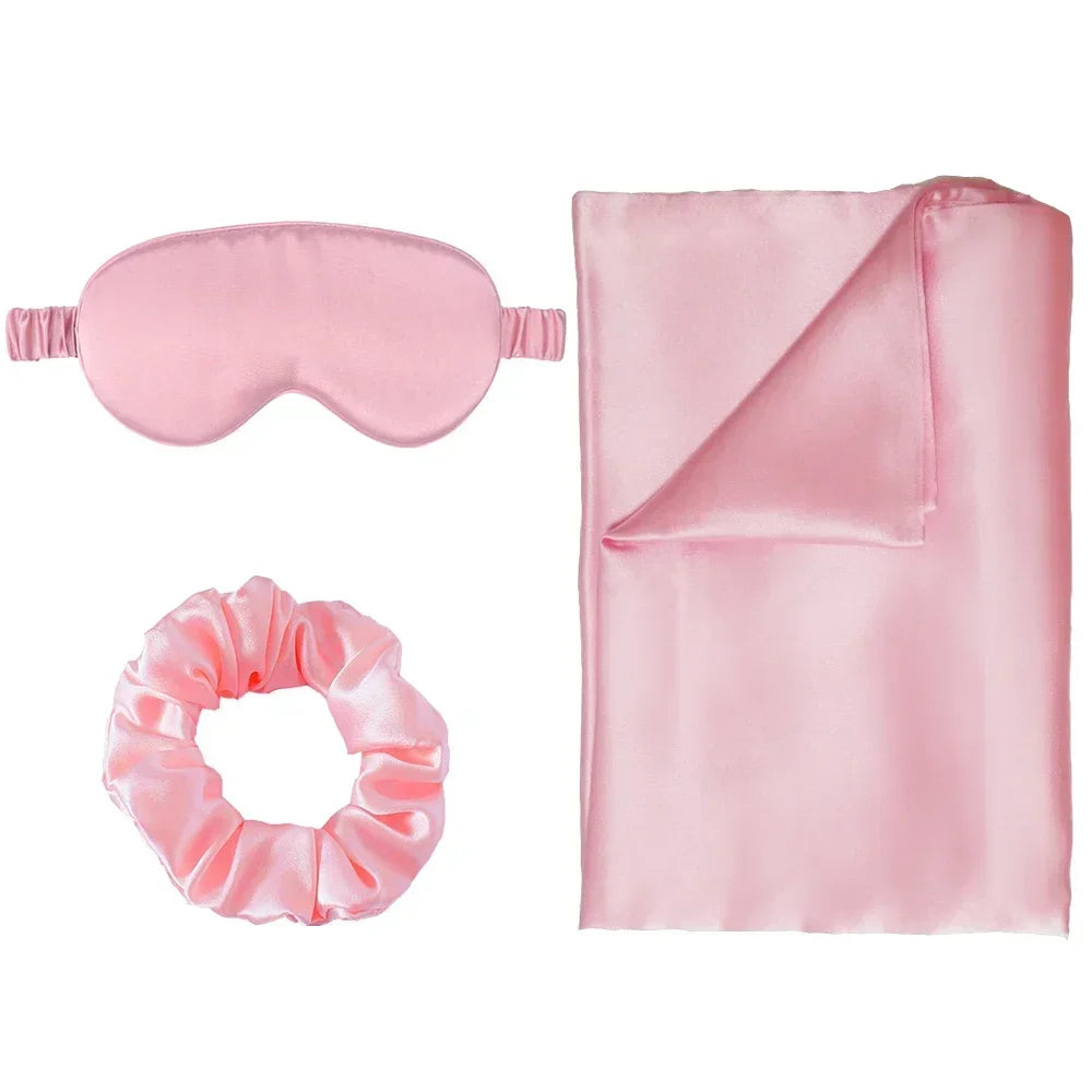 Night Bloom Mulberry Silk Sleep Gift Set by Daylilt