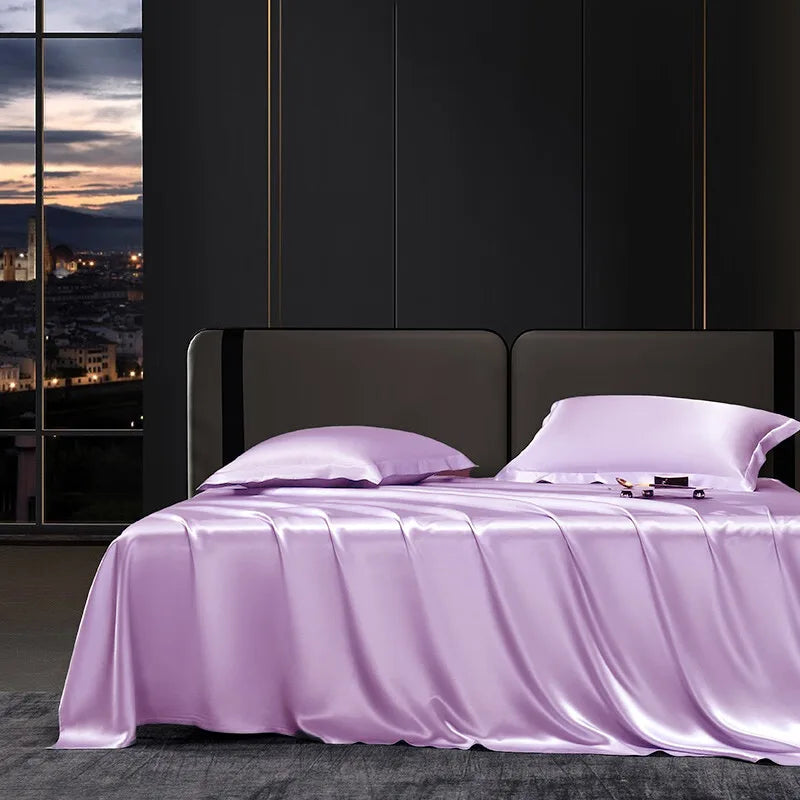 Moonlit Satin Four-Piece Bedding Set product detail 11