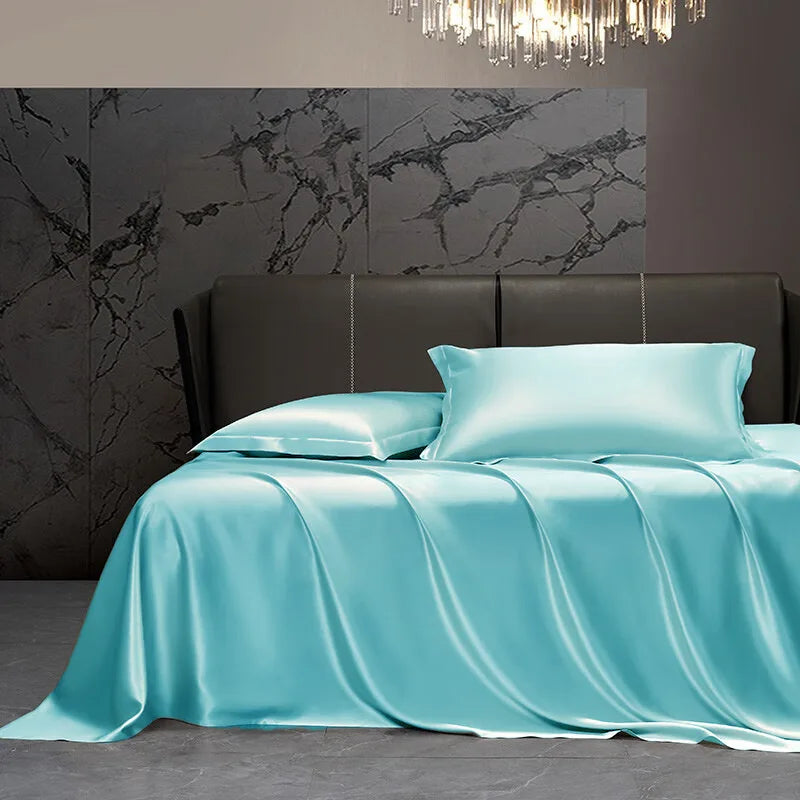 Moonlit Satin Four-Piece Bedding Set product detail 13