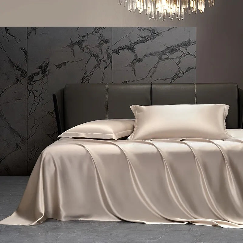 Moonlit Satin Four-Piece Bedding Set product detail 14